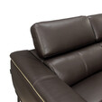 Half Thick Leather L Shape Sofa 179